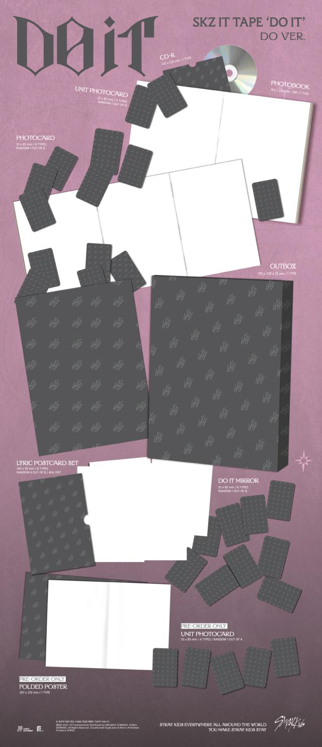 Stray Kids [DO IT] DO VER. SKZ LIMITED VER.限定版 [初回特典+おまけ